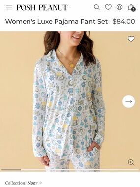 Posh Peanut Women’s Noor Long Pajama Set